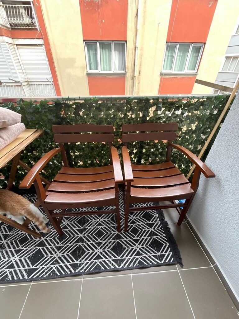 tekli ahşap berjer - 12