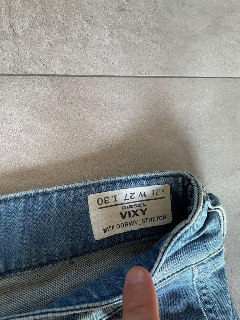 Diesel VIXY Kadın Jean W27 L30 – Düz Paça, Açık Mavi - 3