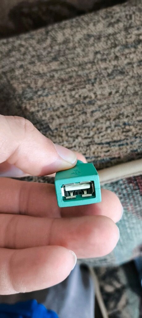 USB Dişi (Female) to PS/2 Erkek (Male) pasif mouse dönüştürücü adaptör - 3