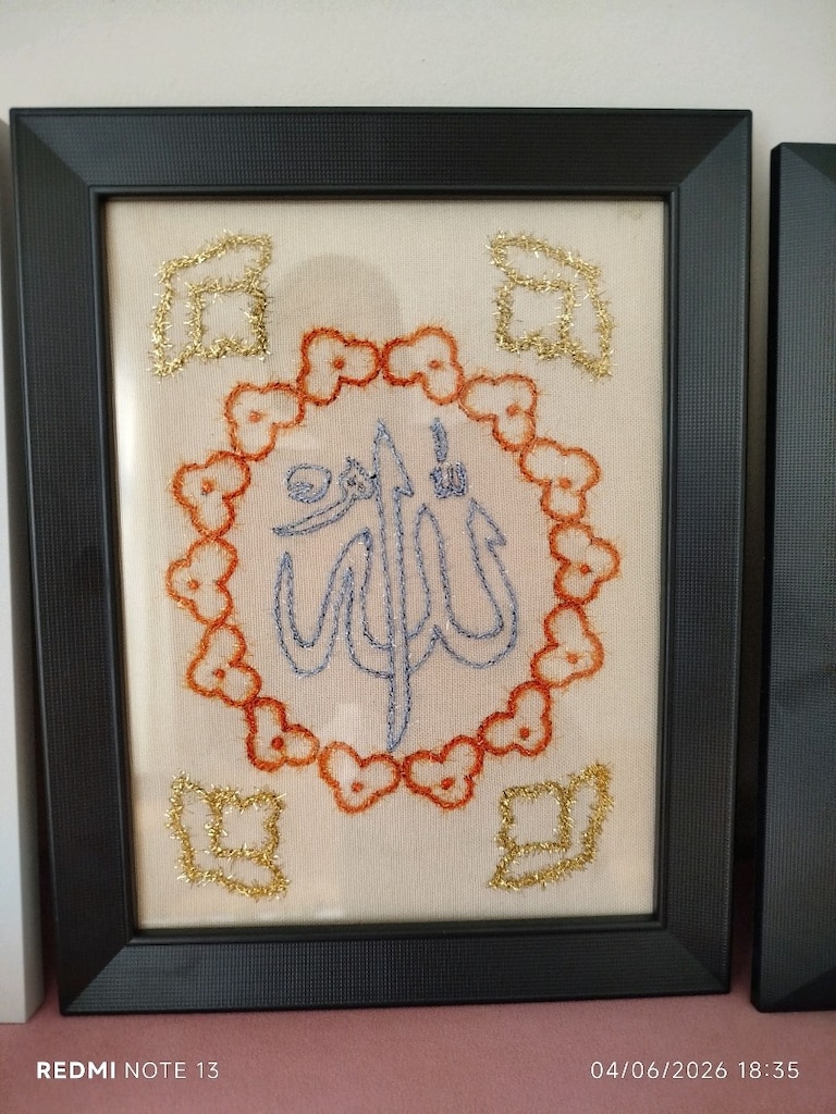El işlemeli çerçeve - 4