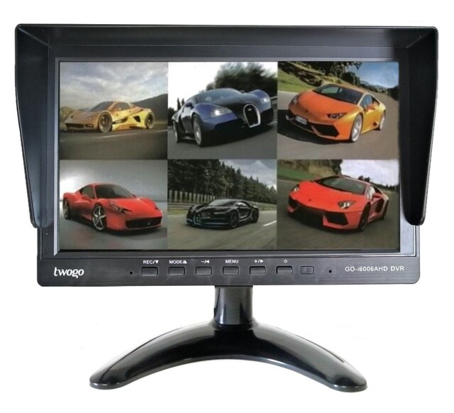 Twogo GO-İ6006 Hybrid DVR 6 Kanal 10 Inç Monitör Dvr Hybrid 6 Kamera