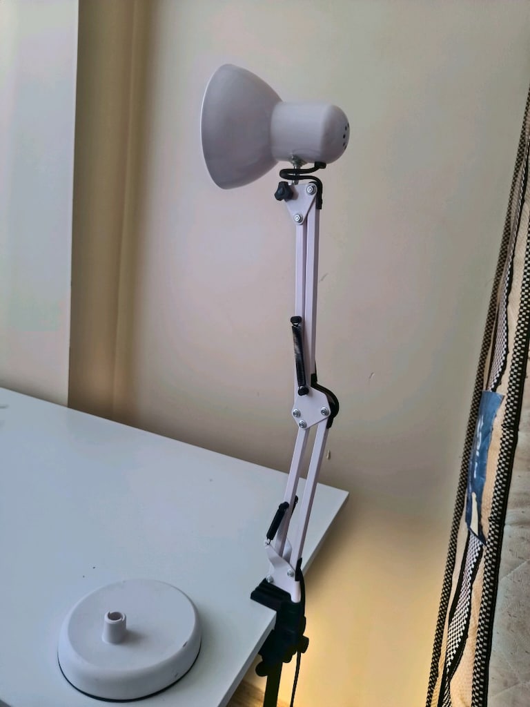 Mimari Tasarım Ayarlanabilir Çalışma Masası Lambası - Beyaz - 3
