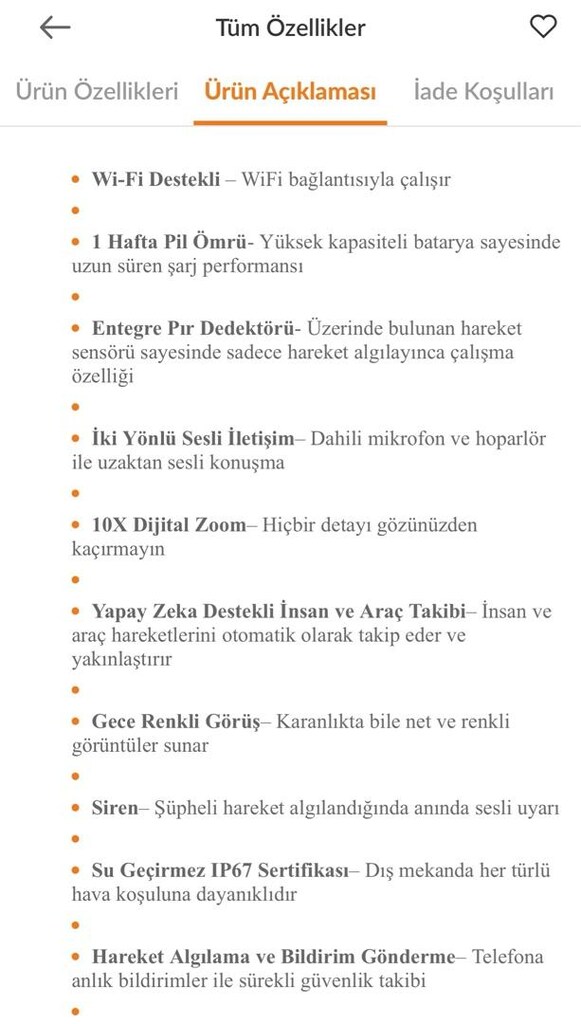 Şarjlı Taşınılır kamera - 4