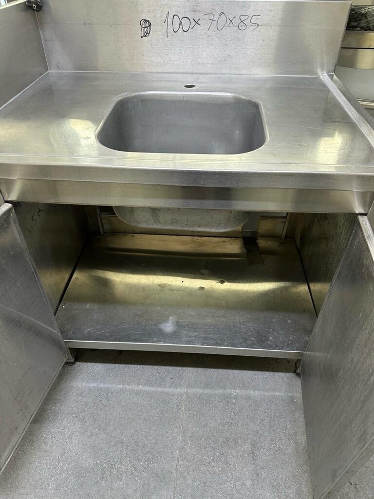 PASLANMAZ KALIN CROM 304 KALİTE KAPALI KAPAKLI EVİYE - 7