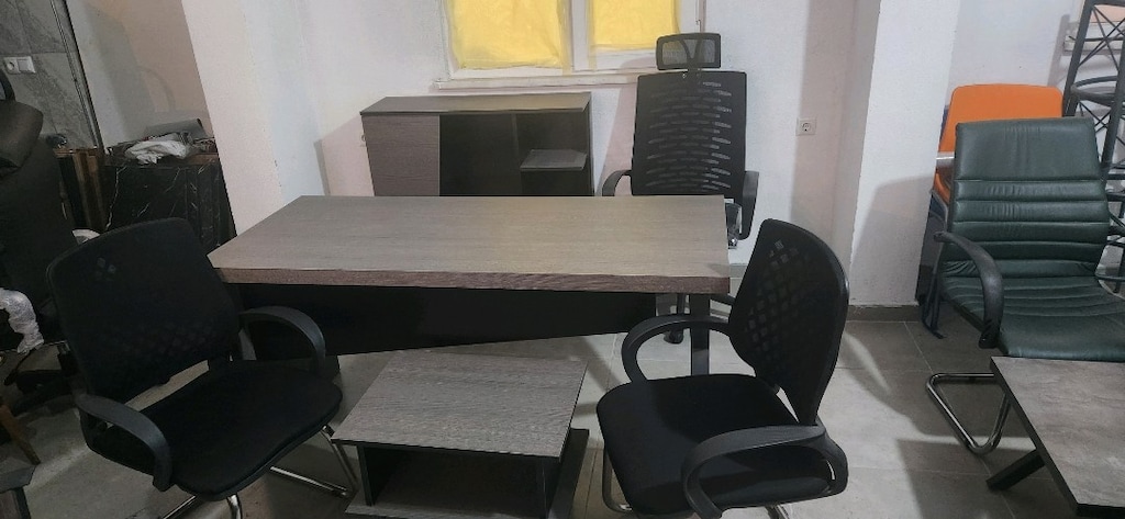 ofis masa takımı SANDALYELER DAHİL ikinci el temiz 160×70 cm - 5