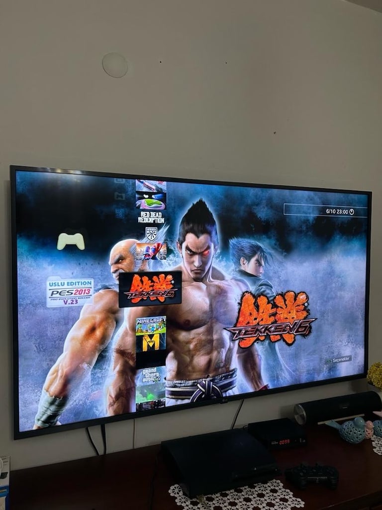 PS3 iki kol ve içinde güncel oyunlar yüklü - 17