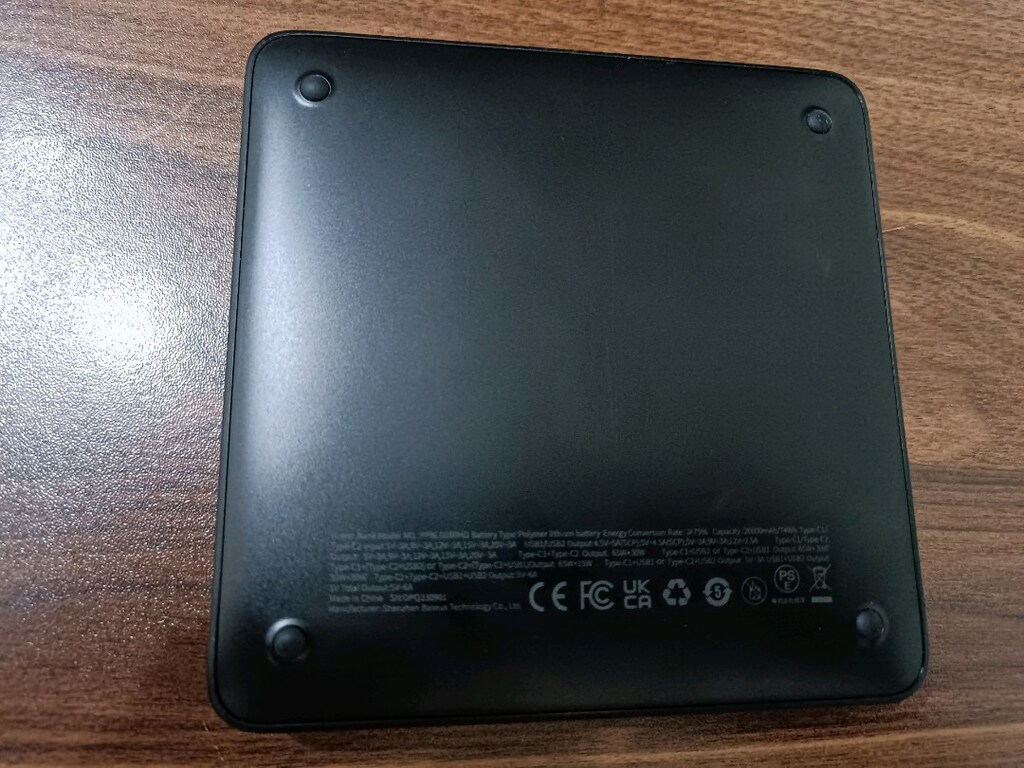 Baseus Blade Power HD Edition Dijital ekranlı 20000mAh Powerbank - 5