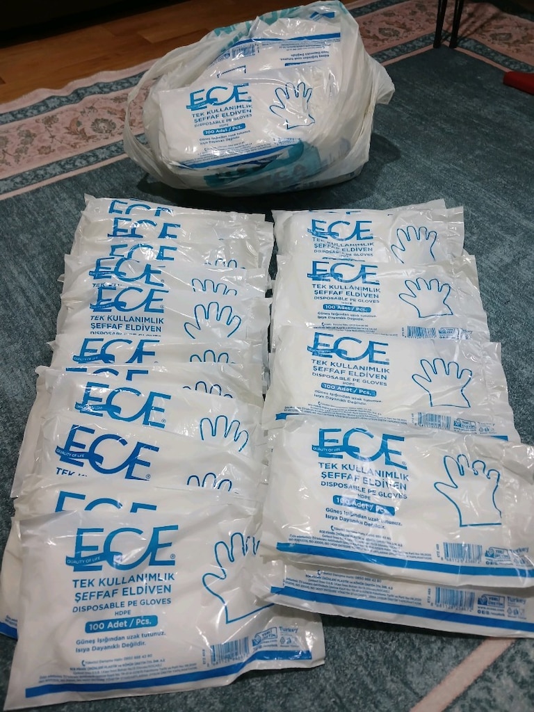 şefaf ECE HIŞIR ELDİVEN TeK KULANIM 10 kli var - 13