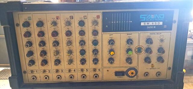 Saund Electronic marka SM.6SD model power mikser