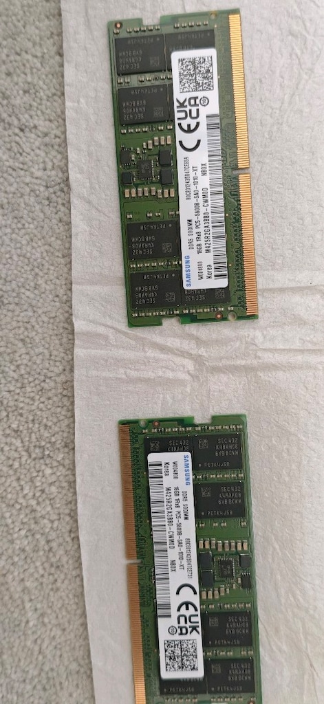 Samsung 32GB (2x16GB) DDR5 5600MHz Laptop RAM (Tekli fiyatı) - 2
