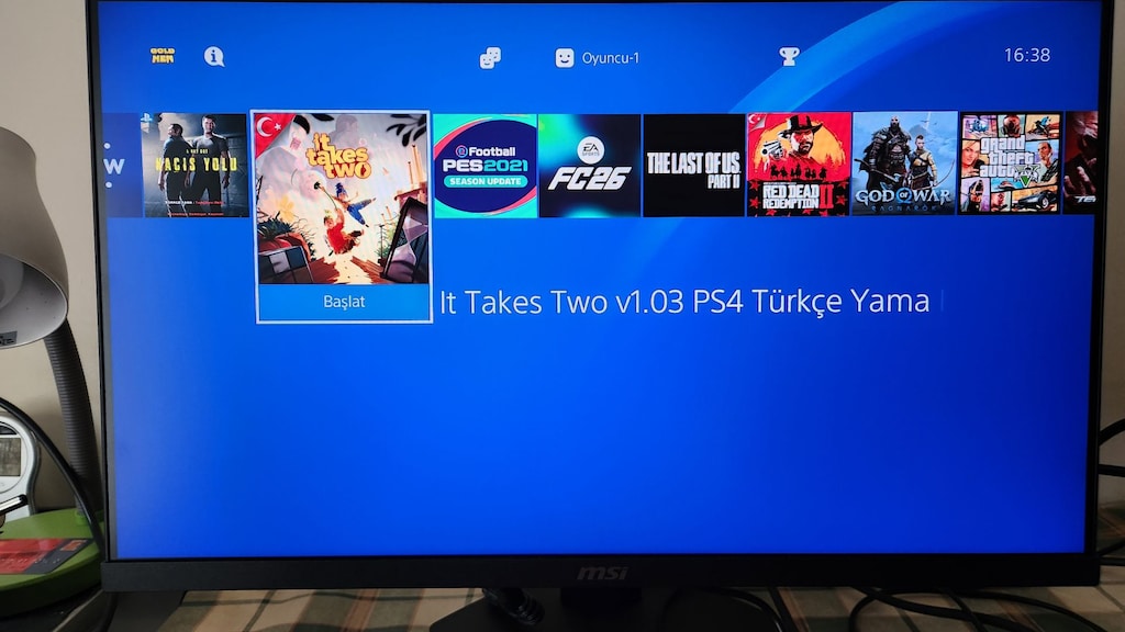 PS4 Slim 1 TB, 16 Oyunlu, Çift Kollu, Sorunsuz Tertemiz Cihaz - 15