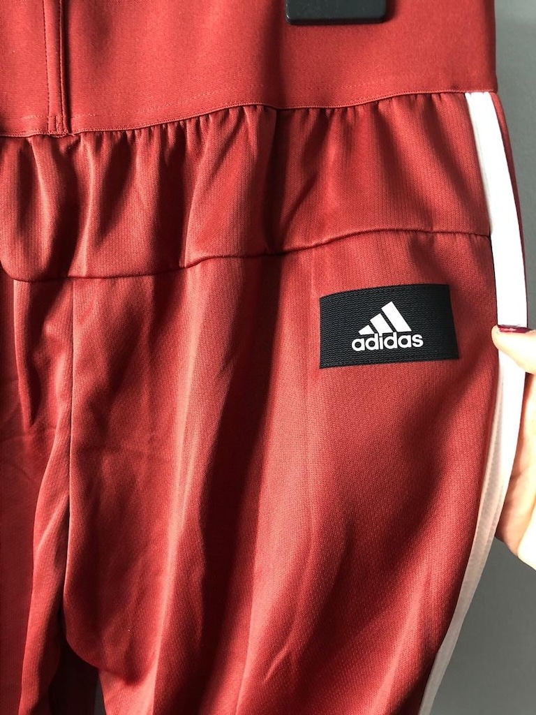 orijinal Adidas kiremit kırmızısı eşofman altı - 6