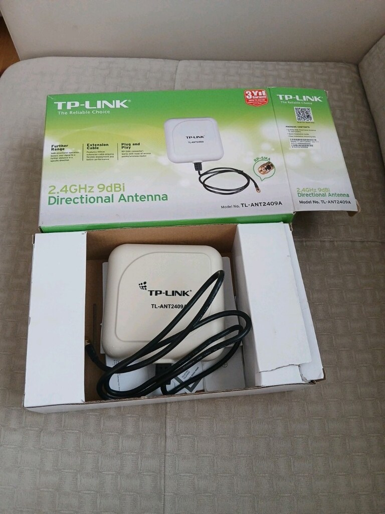 TP-LINK 2.4GHz 9dBi Yönlü Anten Sıfır - 2