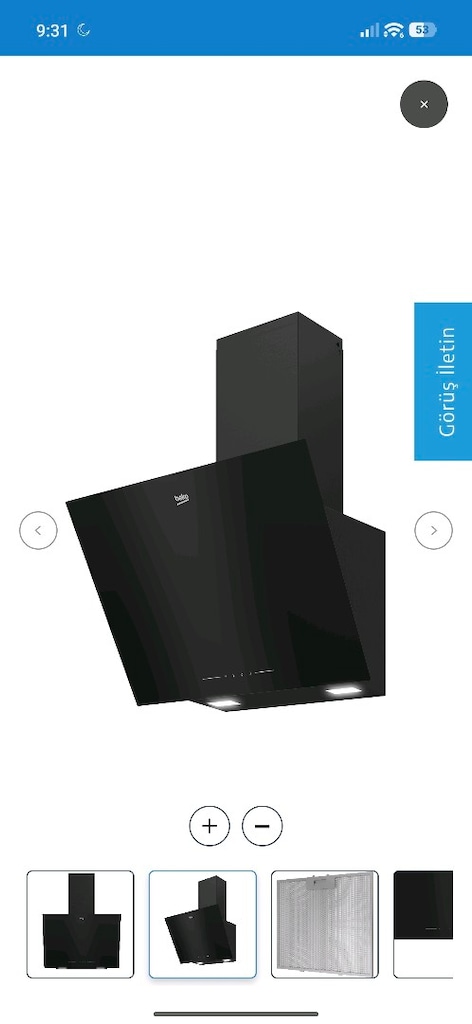 Beko 6040 S davlumbaz sıfır paketli - 5