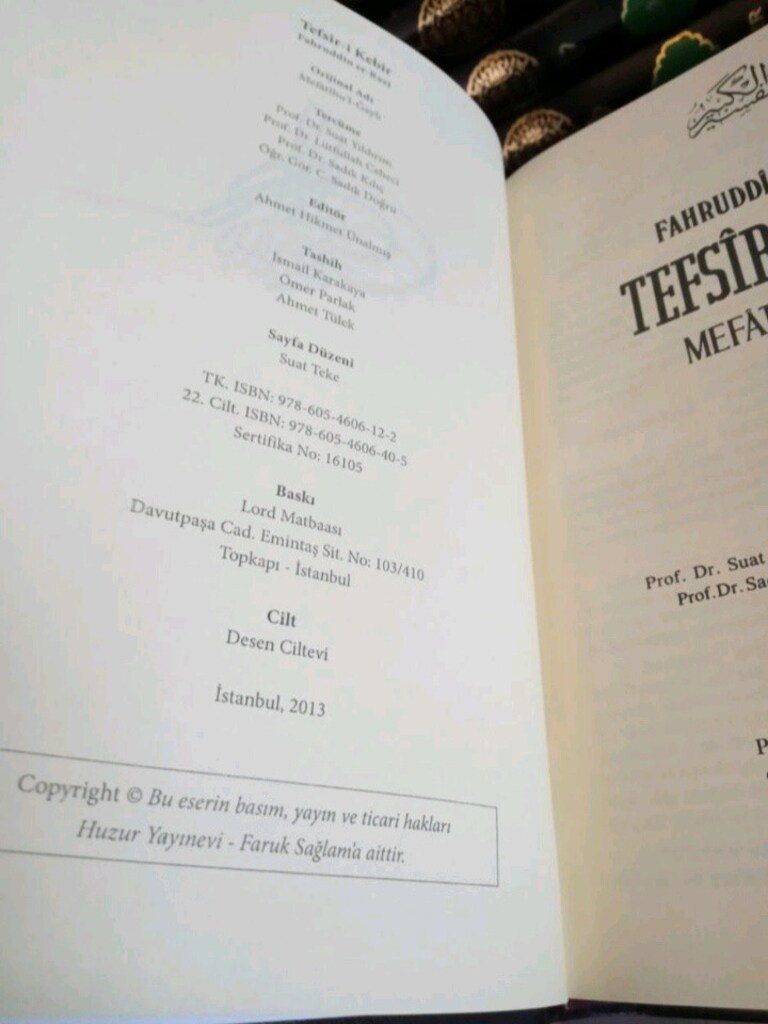 Tefsir-i Kebir - 5
