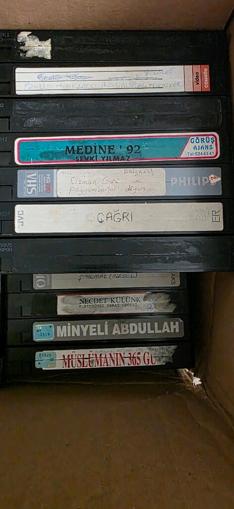 17 adet vhs kaset dini film.şevki yılmaz.hasan mezarcı.hasan Hüseyin c - 2