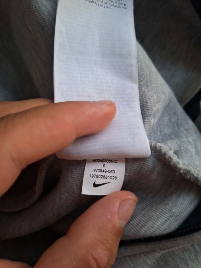 Nike Tech Fleece Windrunner Gri Erkek S - 6
