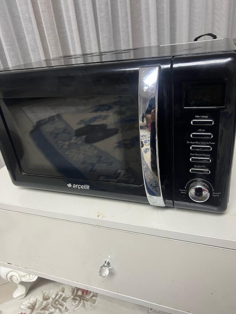 microdalga fırın sıfır ARÇELİK ayarında tabaği yok - 7