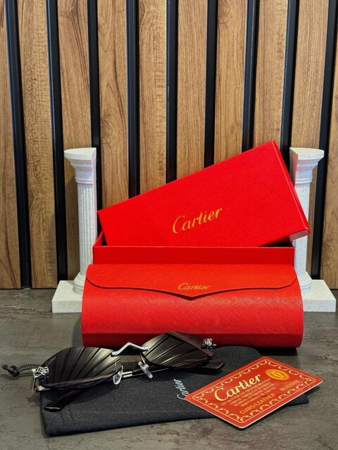 Orijinal Sıfır Full Set Cartier Çerçevesiz Özel Kesim Gözlük