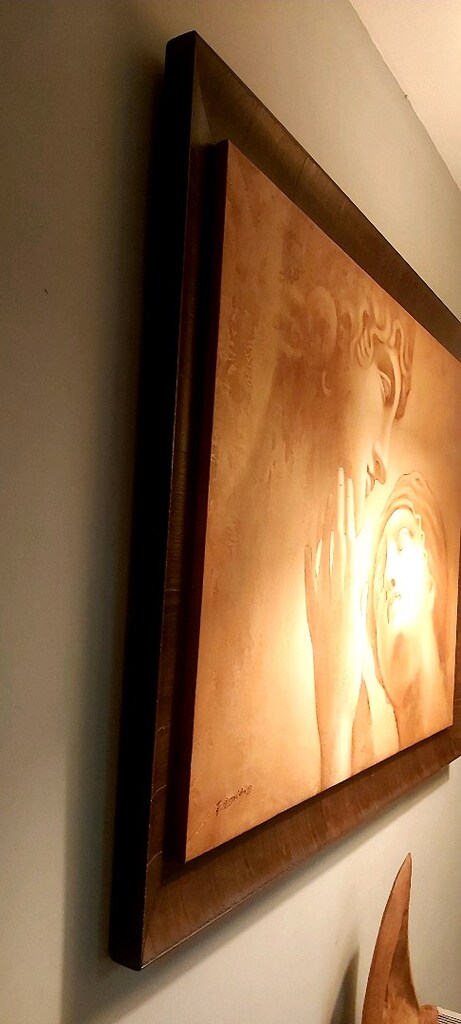 DEV EBAT ŞAHESER TABLO YAĞLIBOYA SANAT ESERİ IMZALI ANTİK TEMA DEKOR - 8