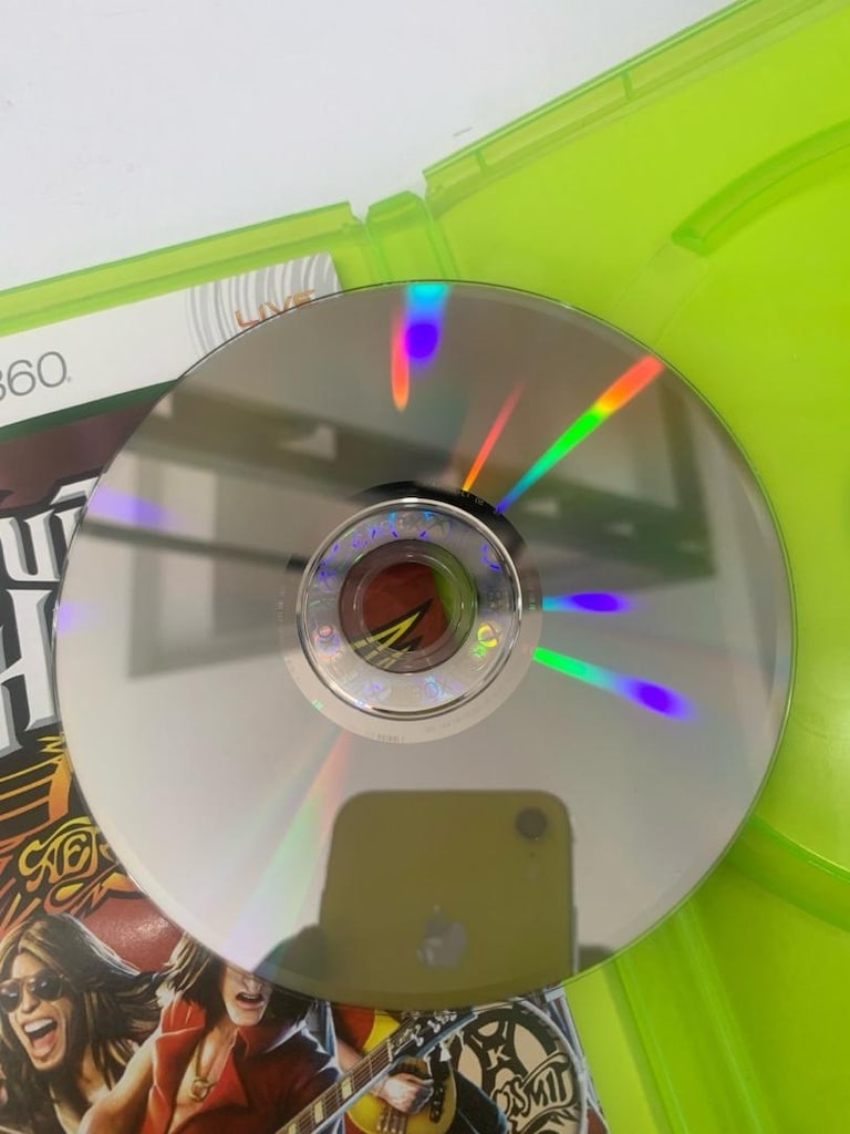 guitar hero aerosmith xbox 360 orjinal 2. el oyun cd dvd - 4