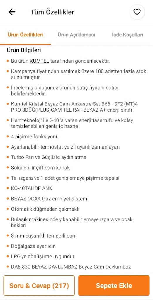 2 yıllık ankastre üçlü set - 8