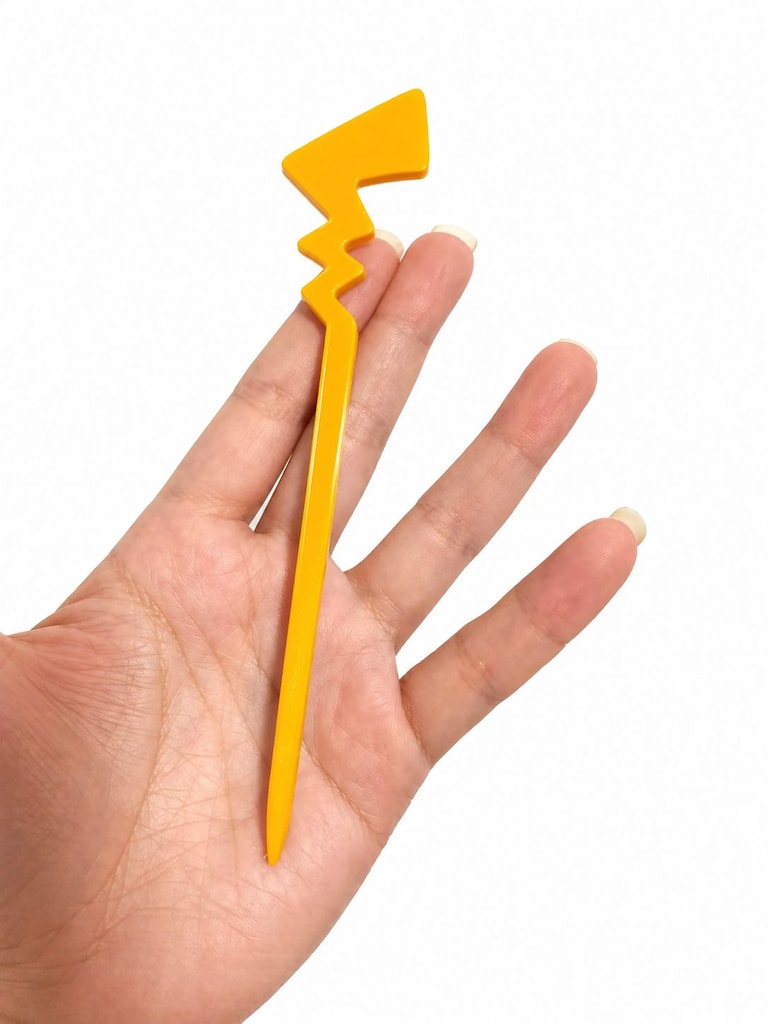 Yapı3D Zikzak Tasarımlı Saç Çubuğu – Minimal Şık Saç Tokası - 4