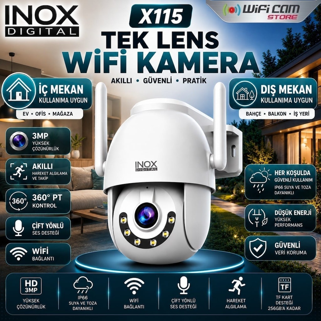 Mini Wifi Güvenlik Kamerası - 2