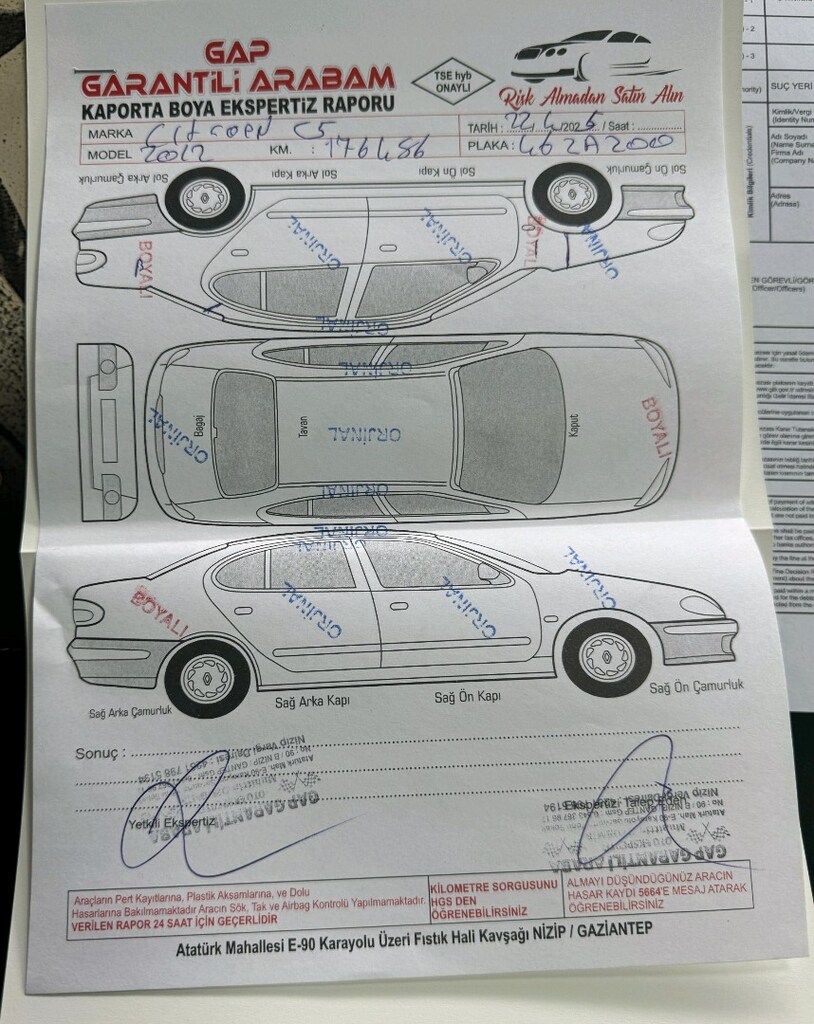 2012 MODEL OTOMATİK ORJİNAL 180 BİNDE C5 - 8