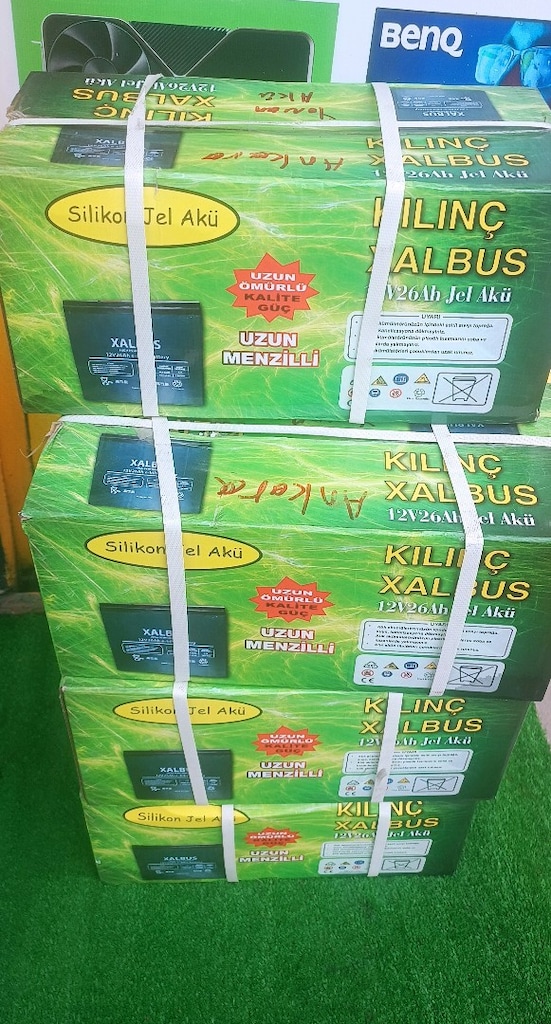 elektrikli motor aküsü 12 volt 26 amper jel akü - 3