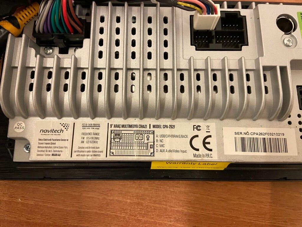 NAVITECH ARAÇ MULTİMEDYA CİHAZI CPA-262F - 2