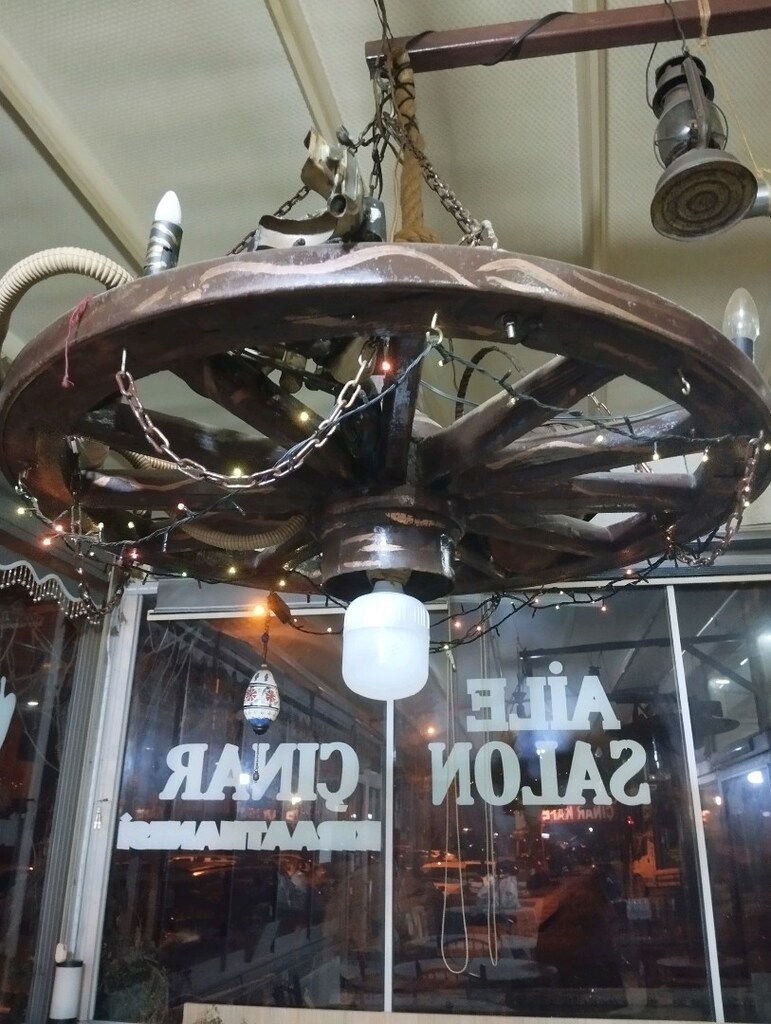 Nostaljik el emeği kafe avizesi - 10