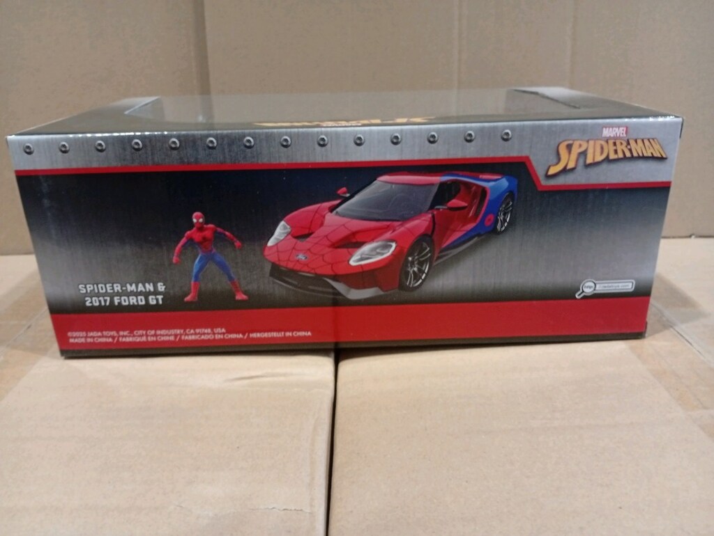 Jada, 9399725314R00, Marvel Spiderman Figürü 2017 ve Ford GT Model Ara - 6
