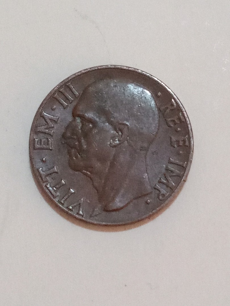 İtalya 10 cent 1938 yılı - 2