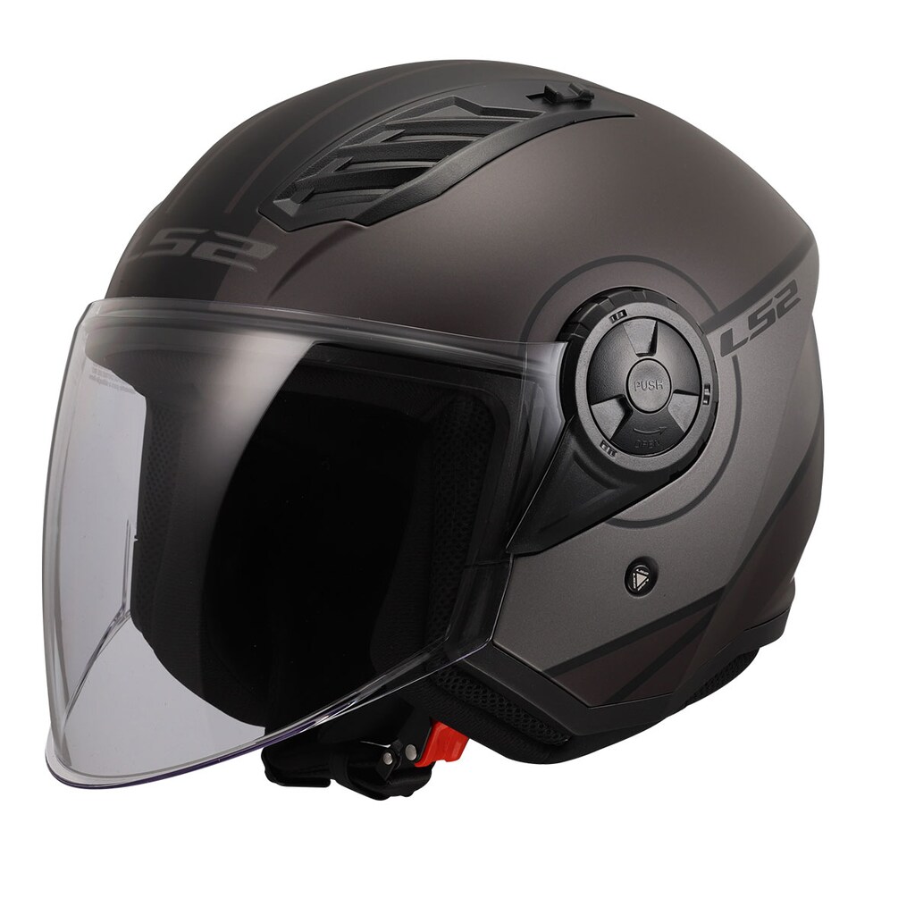 LS2 Aırflow 2 Cover Mat Siyah-Gri Kask (S,M,L,XL)