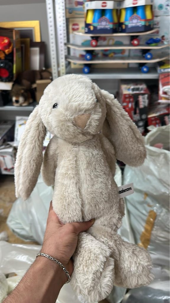 TOPTAN UYKU ARKADAŞI PELUŞ TAVŞAN 34cm - 11