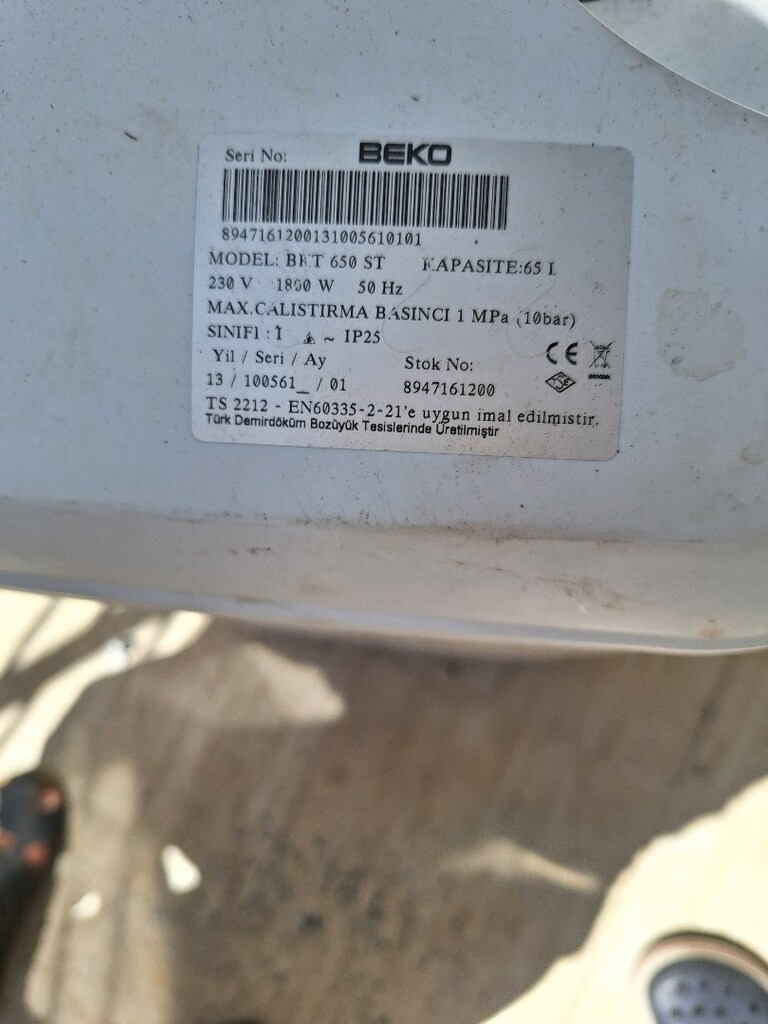 Beko Termosifon 60 lt sorunsuz - 2