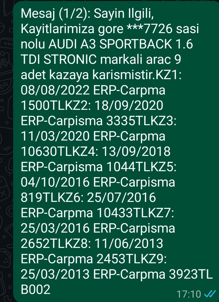 2012 AUDİ A3 SAHİBİNDEN TEMİZ VE DİRİ BİR ARAÇTIR RESİMLERDEKİ GİBİDİR - 15