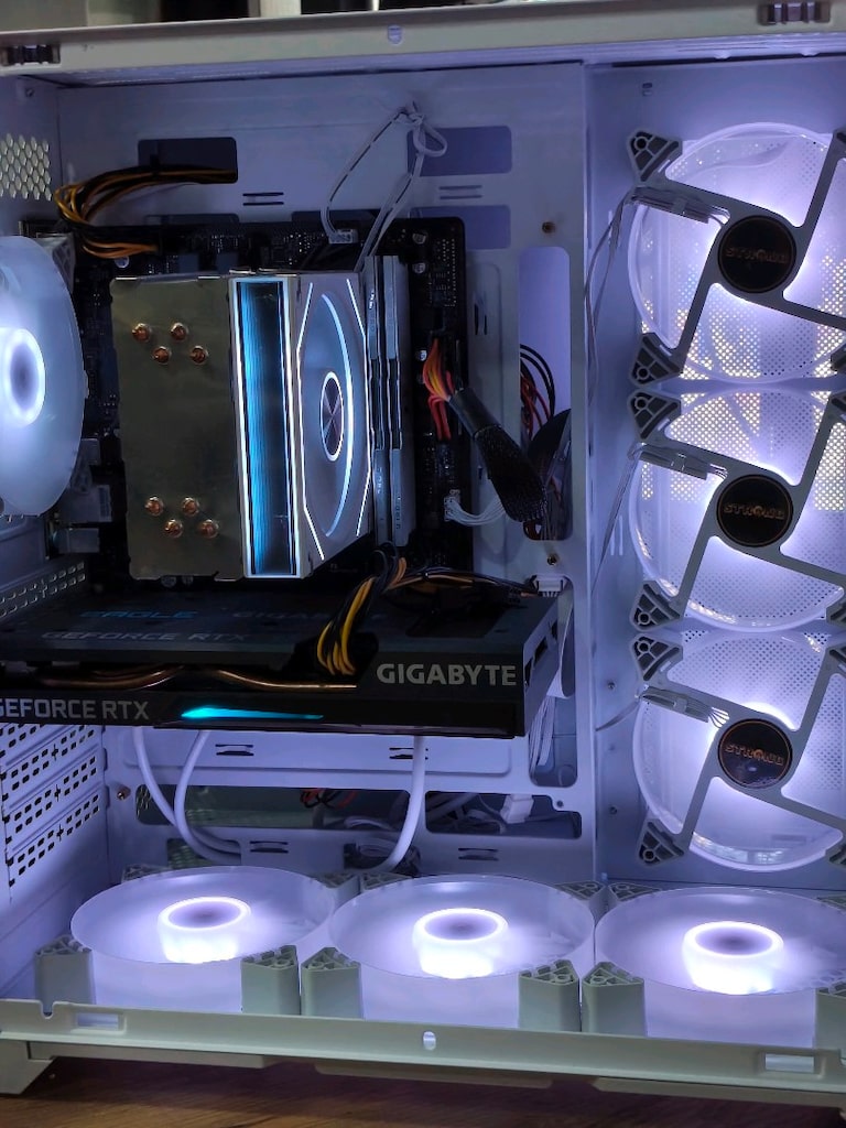 RTX 3060TI RYZEN 5 5600 16GB RAM 512GB M2SSD 650W AKVARYUM KASA - 5