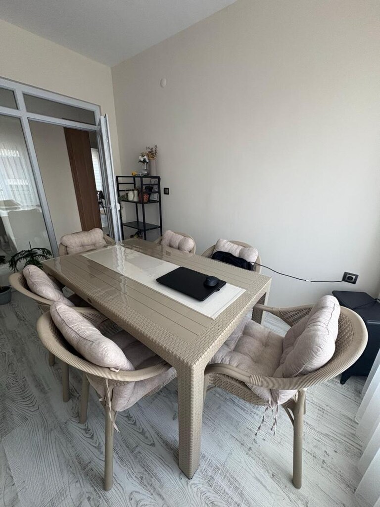 Bahçe mobilya - 90×150 Masa + 6 Bamboo Koltuk - 4