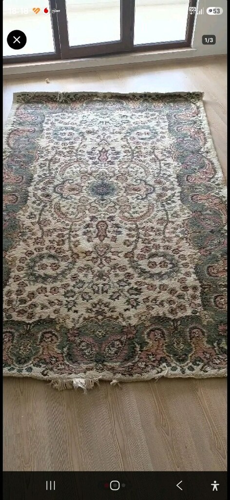 2 adet Isparta yün halisi çifti 1250 tl - 2