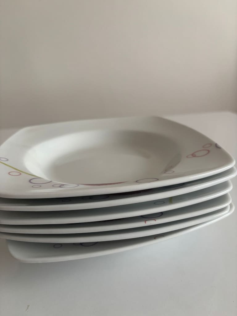 Çiçekli Porselen tabak - 2