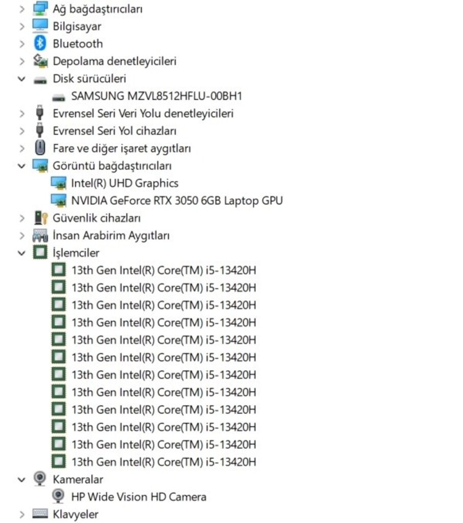 i5 12. Nesil HP Victus 24 GB RAM garantili oyun canavarı laptop - 8