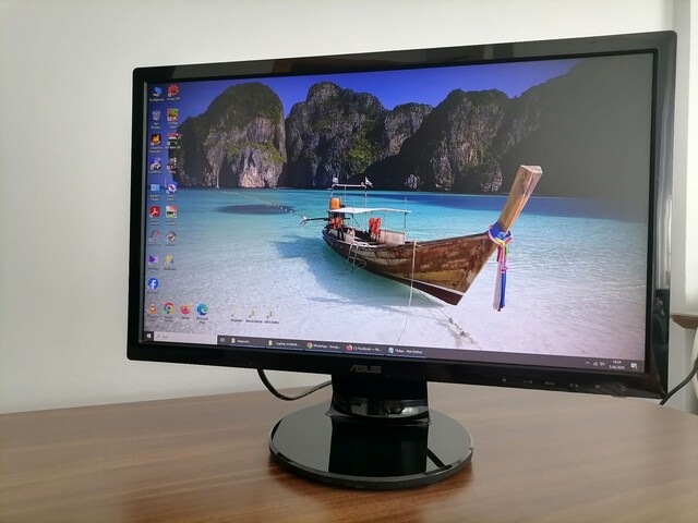 ASUS, 21.5 inç, Full HD (1920 x 1080), 60 Hz, 5 ms, DVI, VGA