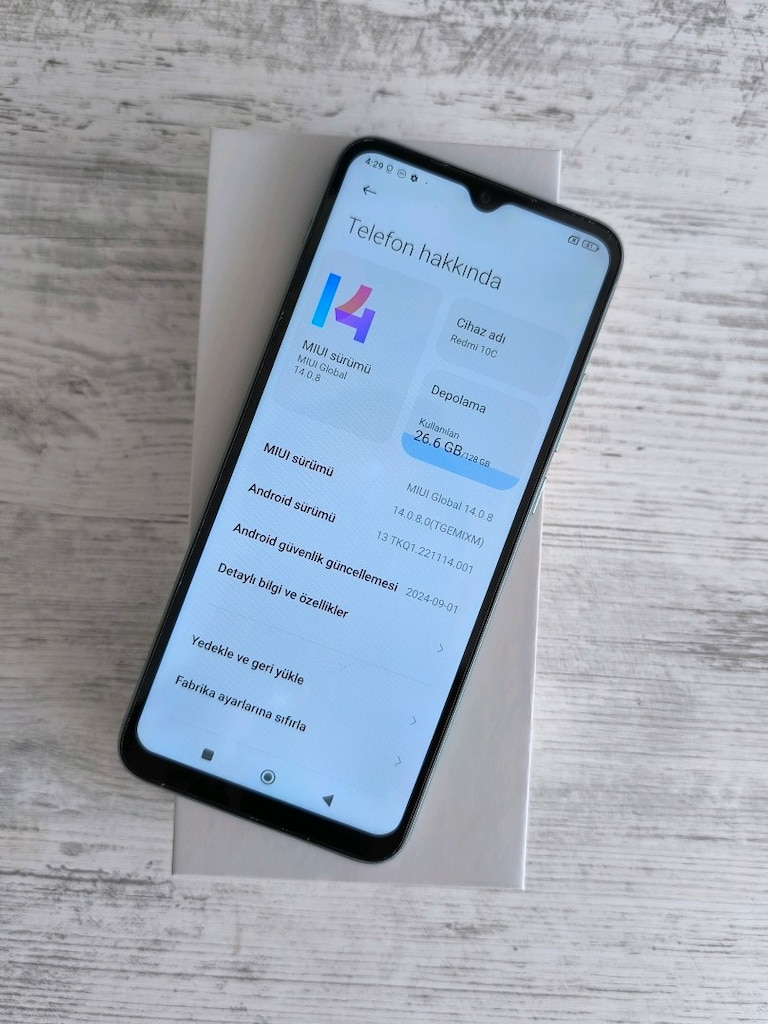 REDMİ 10C 128GB TERTEMİZ!!! - 5