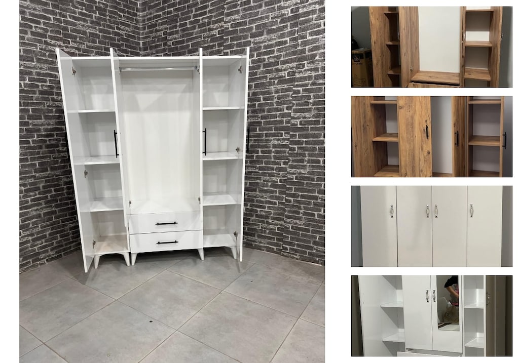 4 kapaklı elbise dolabı pbughrmxxo - 3