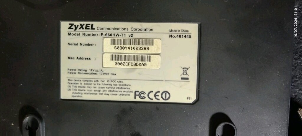 Zyxel P-660HW-T1 ADSL2 modern - 2
