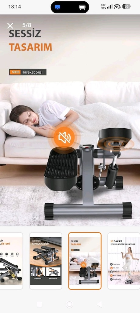 Mini stepper Egzersiz Aleti - 5