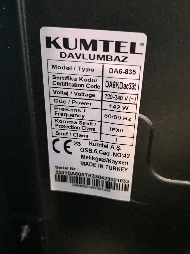 Kumtel davlumbaz - sıfır ayarında - 4