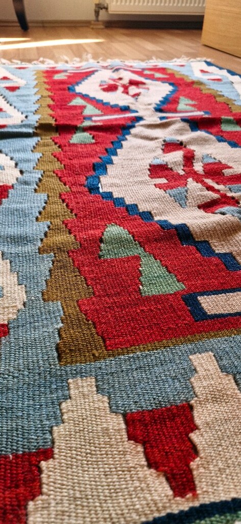 El Dokuma yün kilim - 2